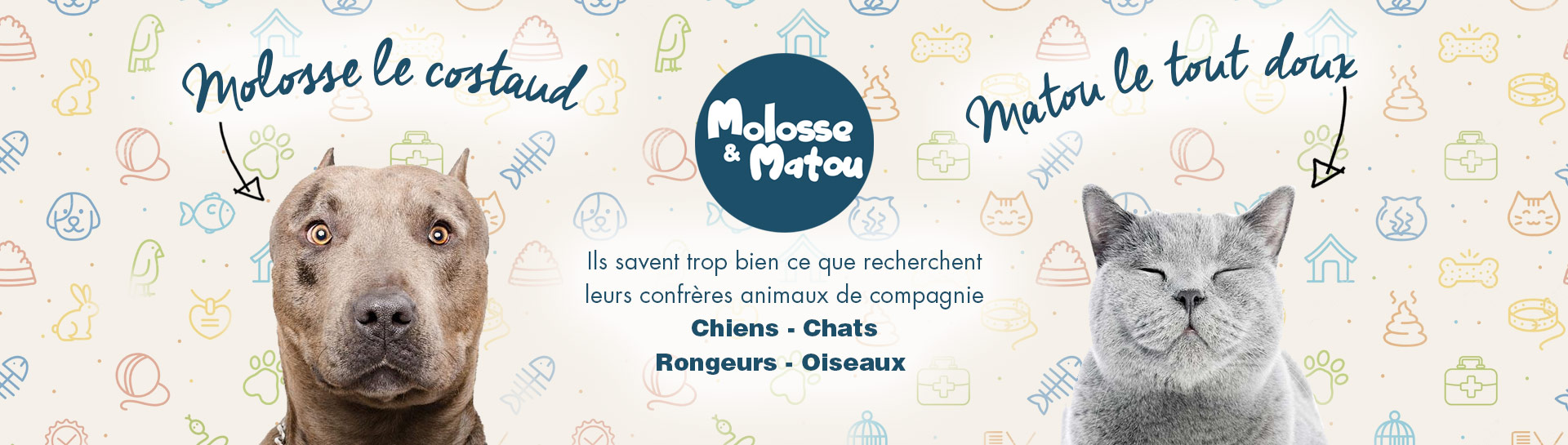 Molosse et Matou - Animalerie en ligne